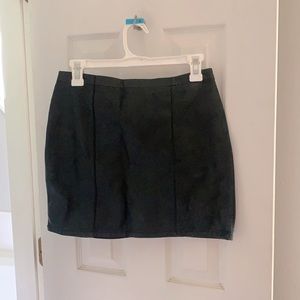 Forever21 medium high rise leather skirt